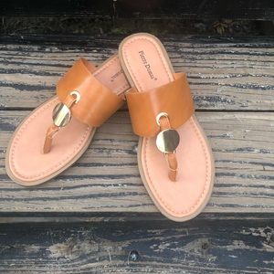 Tan sandals